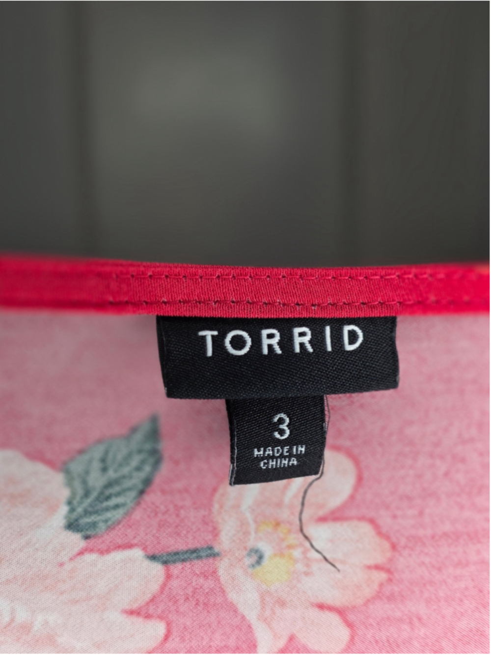 Torrid Women's Plus 3X Pink Floral Midi Dress - Picture 4 of 4